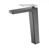 IMEX BDC032-3NOR SUECIA Grifo de Lavabo Alto Negro Oro Rosa