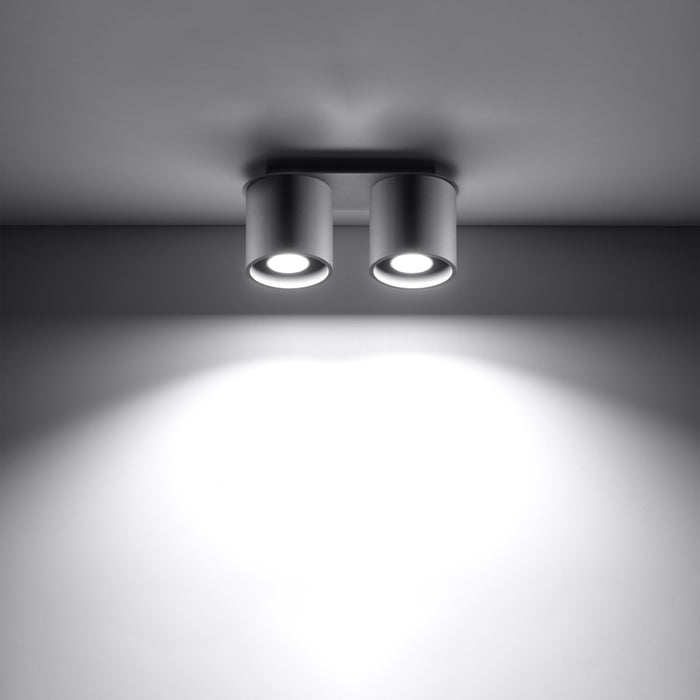 SOLLUX SL.0055 Lámpara de Techo ORBIS 2 Gris