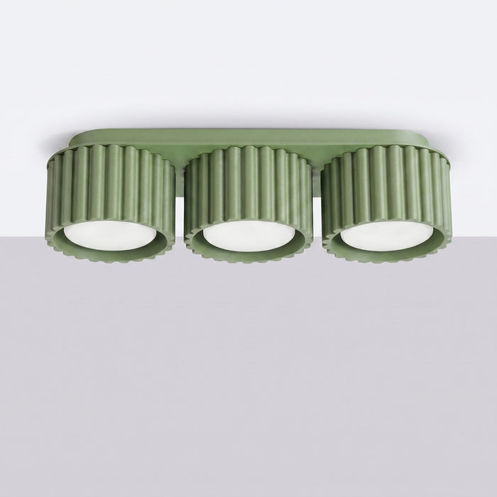 SOLLUX SL.2639 Plafón AURA 3 salvia Gx53