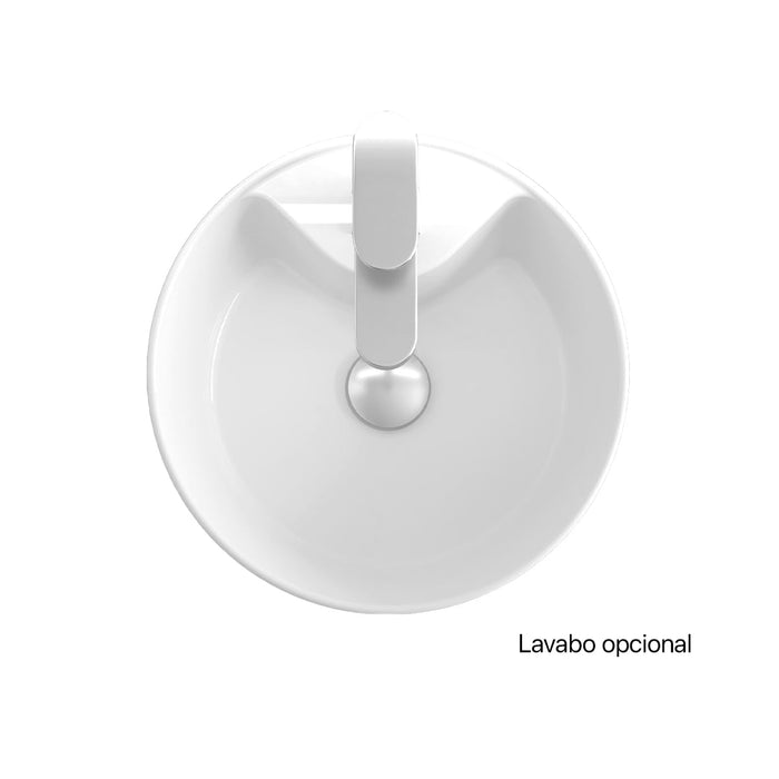 SALGAR 105519 NOJA Mueble de Baño con Tapa Encimera 4 Cajones 120 cm Color Azul Mate