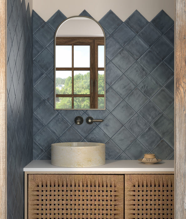 DUNE 189274 TIVOLI Lavabo De Piedra 38x38x13,5 Redondo