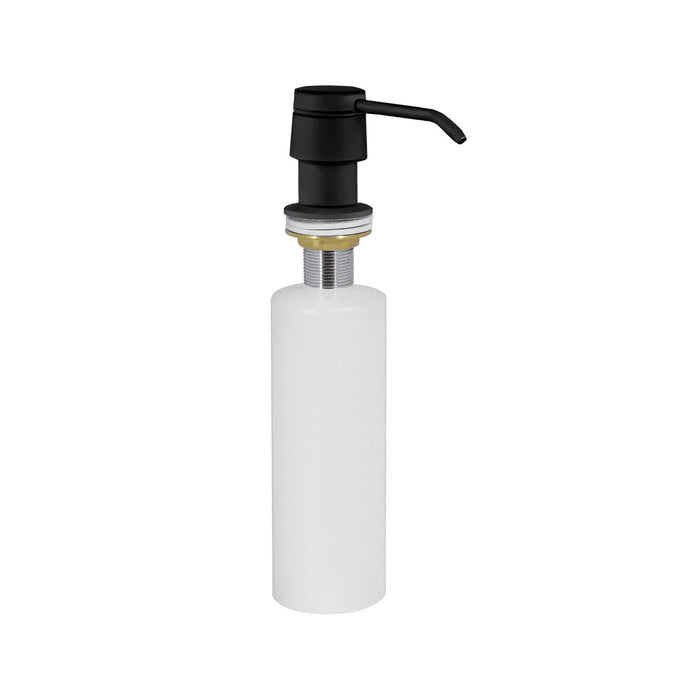 TRES 13474110NM COCINA Dispensador de Jabón Empotrado a Encimera Color Negro Mate