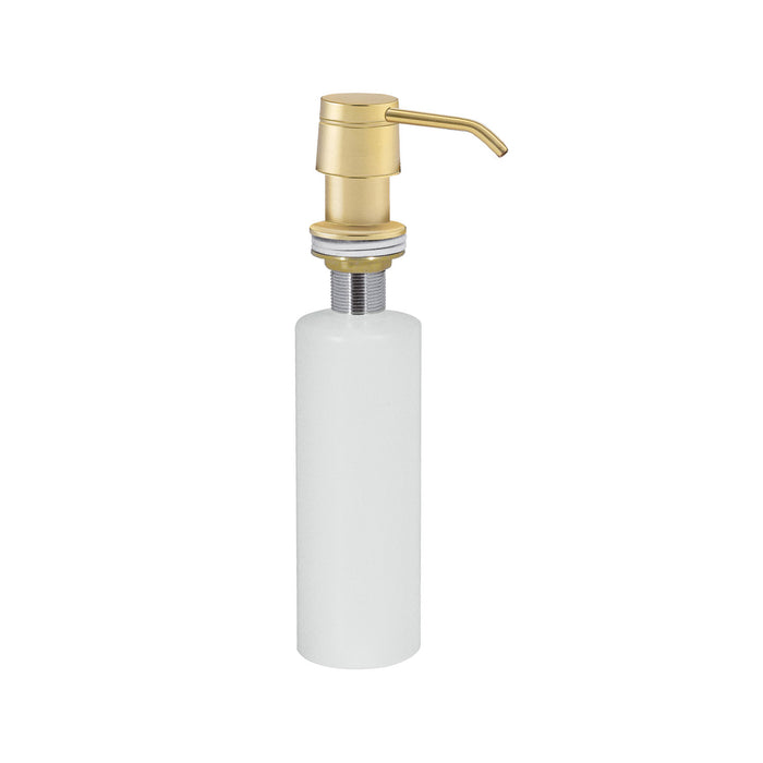 TRES 13474110OM COCINA Dispensador de Jabón Empotrado a Encimera Color Oro Mate 24K