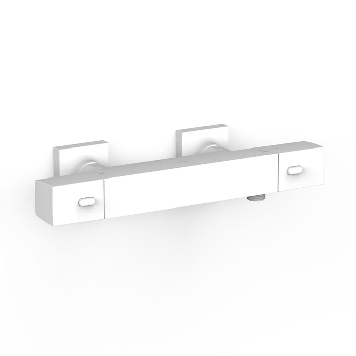 TRES 19016406BM OVER-WALL Thermostatic Wall-Mounted Faucet Over-Wall Shower Matte White Color