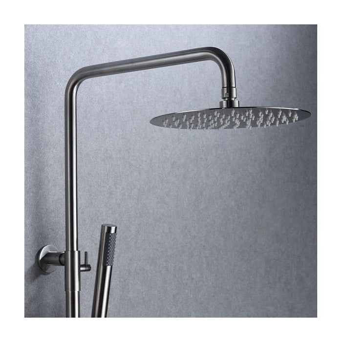 IMEX BTK017/AC MOSCU Grifo Termostático Conjunto de Ducha Telescópico Acero