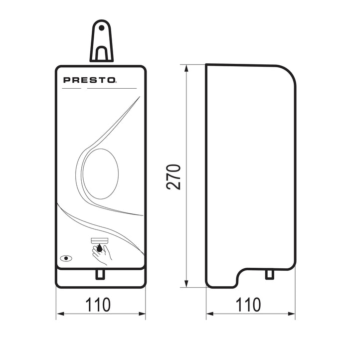 PRESTO 70630 Jabonera electrónica Blanco