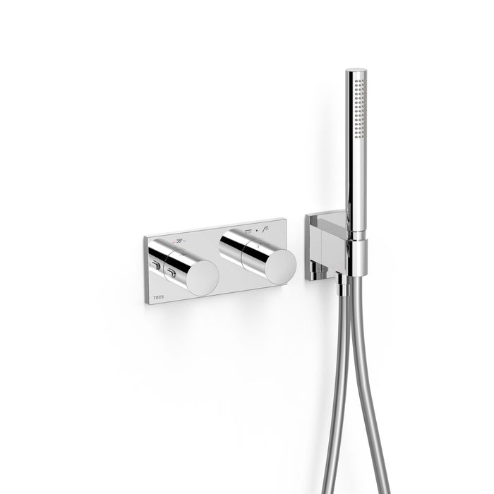 TRES 30735201 B-SYSTEM Built-in 2-Way Thermostatic Faucet Chrome Color