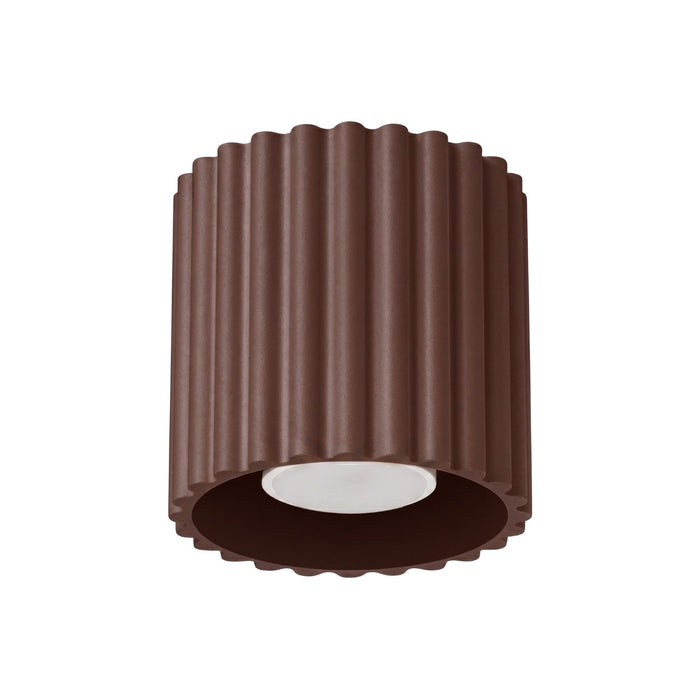 SOLLUX SL.2423 Plafón AURA 1 marrón GU10