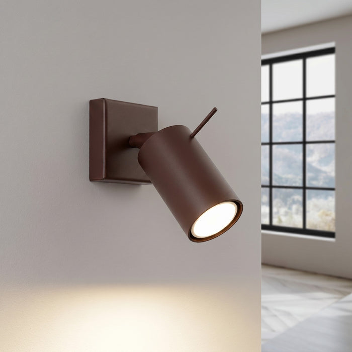 SOLLUX SL.2195 Aplique de pared RING marrón