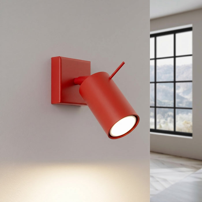 SOLLUX SL.2189 Aplique de pared RING rojo