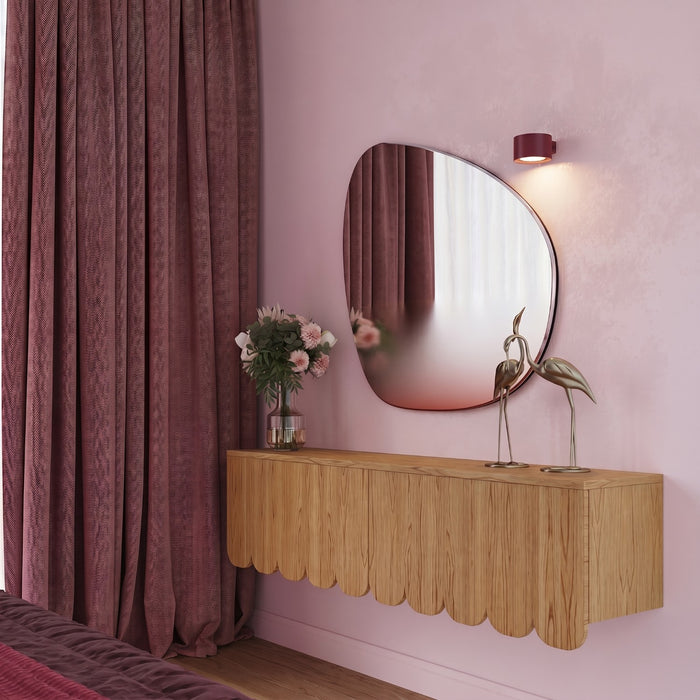 SOLLUX SL.2453 Aplique de pared MODO 1 burdeos Gx53