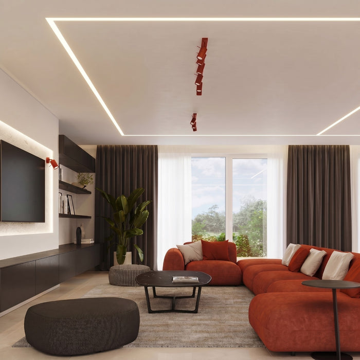 SOLLUX SL.2194 Plafón RING 6L rojo