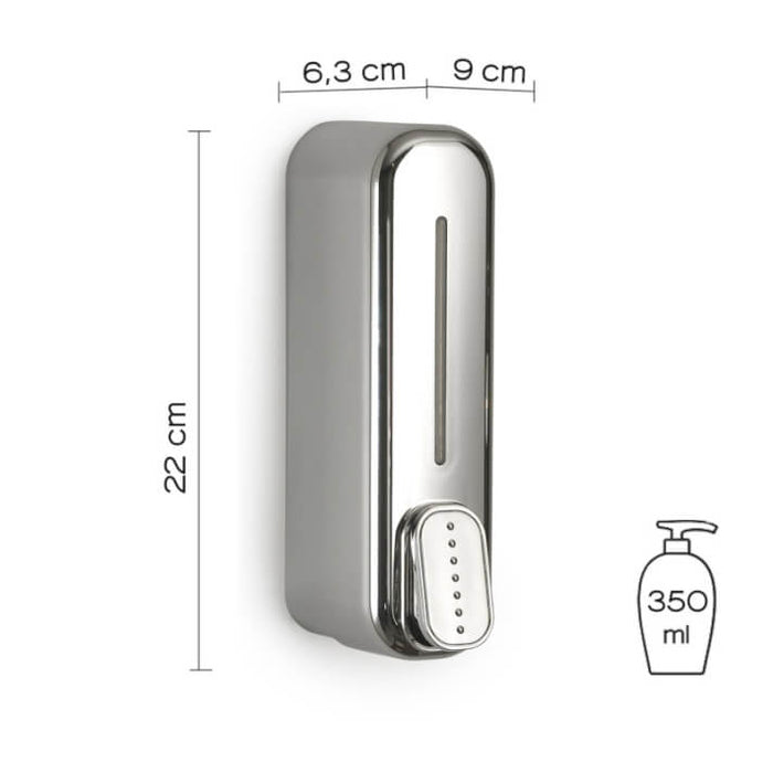 IMEX ADJ013 DISPENSADOR Dosificador de Jabón 350 ml Cromo