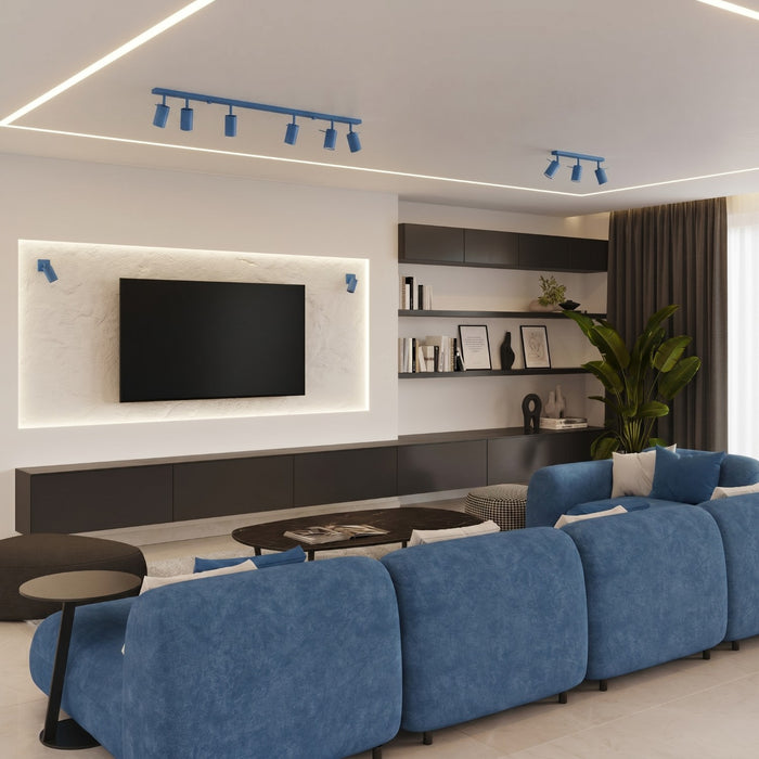 SOLLUX SL.2201 Aplique de pared RING azur