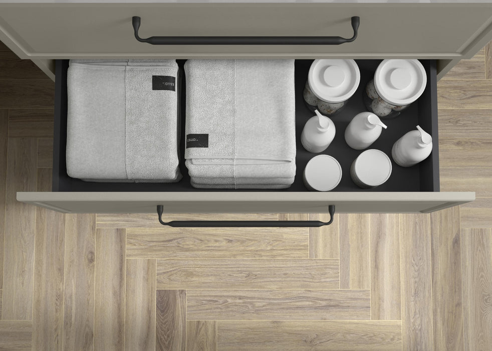 SALGAR RUNA Mueble+Lavabo LISBOA Color Gris Mate