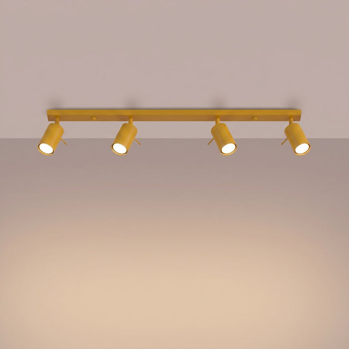 SOLLUX SL.2187 Plafón RING 4L amarillo