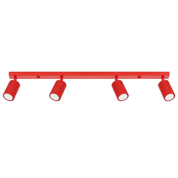 SOLLUX SL.2368 Plafón KARBON 4L rojo