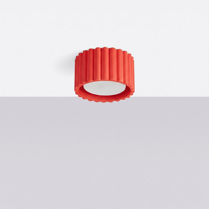 SOLLUX SL.2421 Plafón AURA 1 rojo Gx53