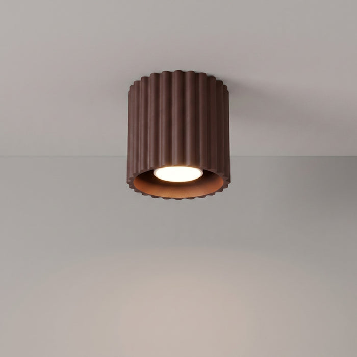 SOLLUX SL.2423 Plafón AURA 1 marrón GU10