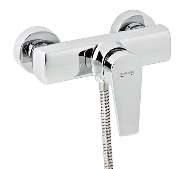 GENEBRE 64110 16 45 66 KLIP Single-lever Shower Faucet with Shower Set