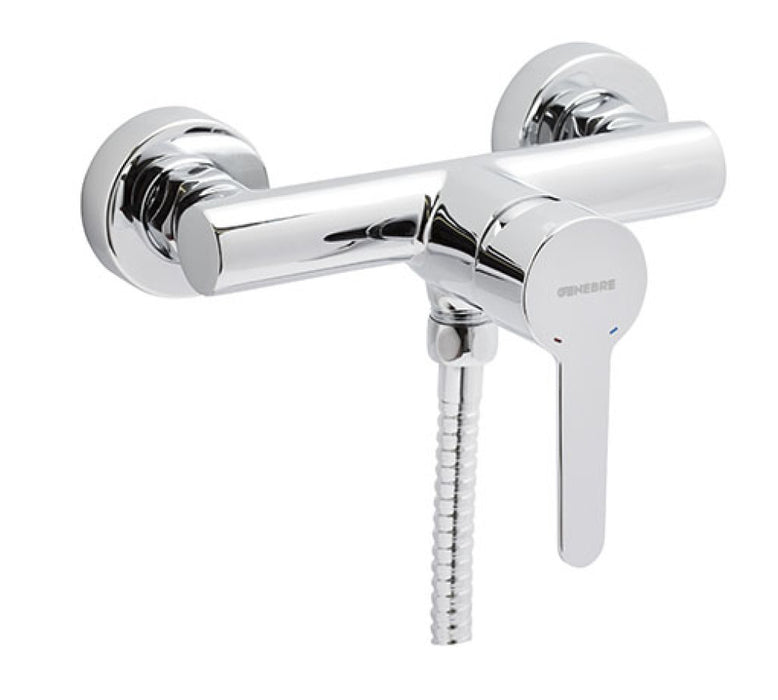 GENEBRE 65110 19 45 66 OSLO Single-lever Shower Faucet with Shower Set