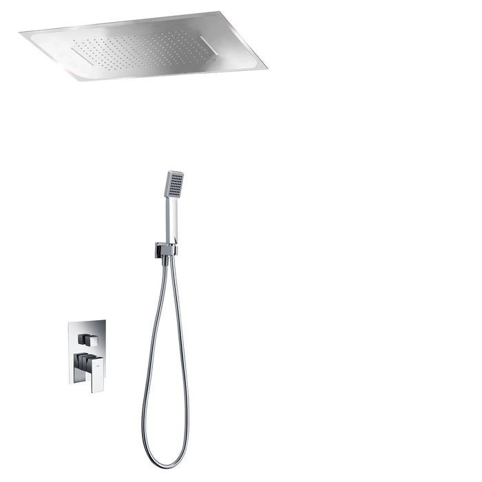 IMEX GTS019/P SUMATRA Conjunto de Ducha Empotrado Monomando Cromo Con Con Premarco