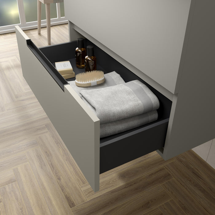 SALGAR LENI Mueble+Lavabo LISBOA Color Gris Mate