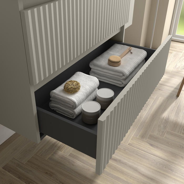 SALGAR KIRA Mueble+Lavabo LISBOA Color Gris Mate