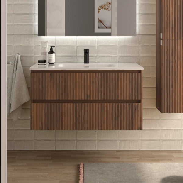 SALGAR KIRA Mueble+Lavabo IBON Color Nogal