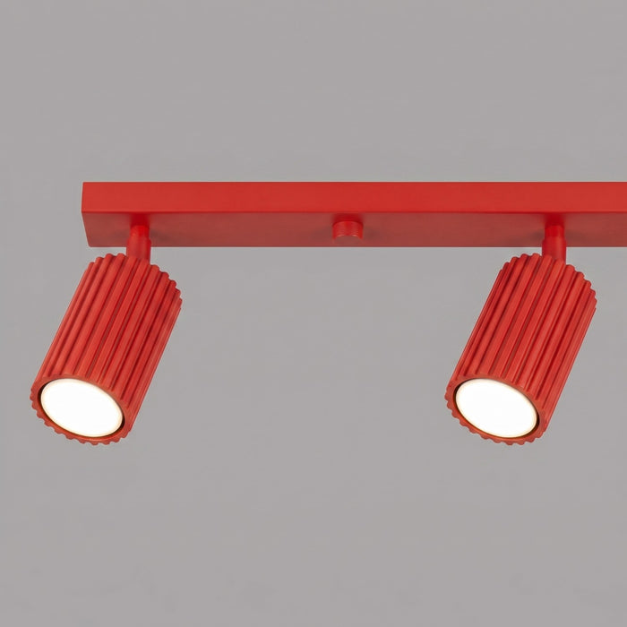 SOLLUX SL.2368 Plafón KARBON 4L rojo