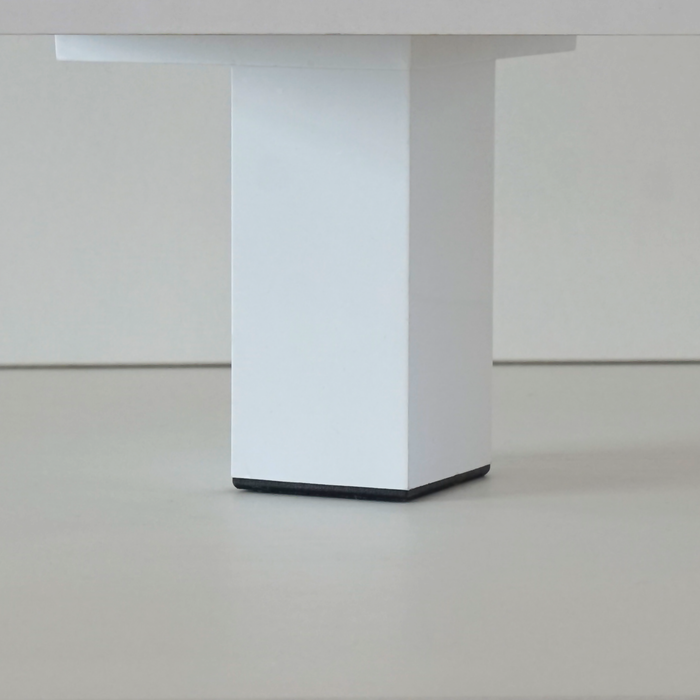 MUEBLES PITARCH Zapatero Kay Blanco alto brillo/Roble Aurora