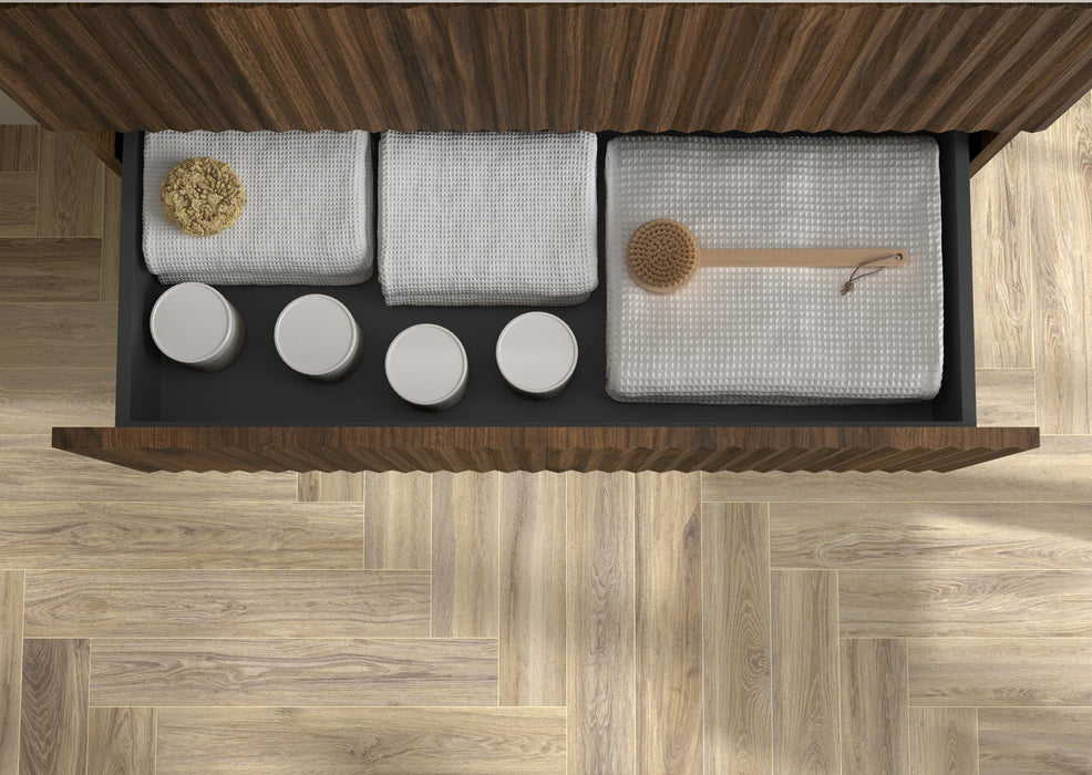 SALGAR KIRA Mueble+Lavabo IBON Color Nogal