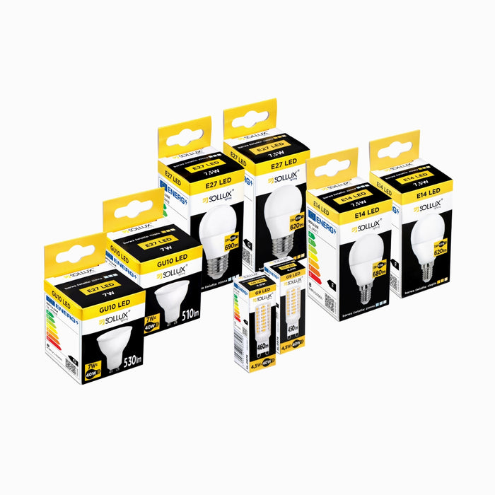 SOLLUX SL.1365 Bombilla LED G9 4000K 4,5W 460lm