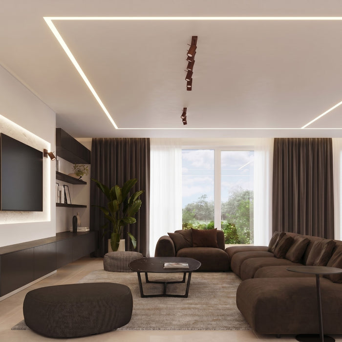 SOLLUX SL.2195 Aplique de pared RING marrón