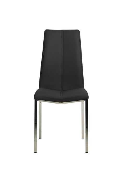 FURNITURE STYLE FS304NEGRPU MARIAN Pack 4 Sillas de Comedor PU Color Negro