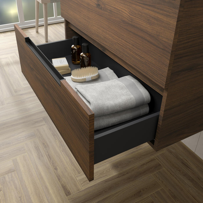 SALGAR LENI Mueble+Lavabo LISBOA Color Nogal