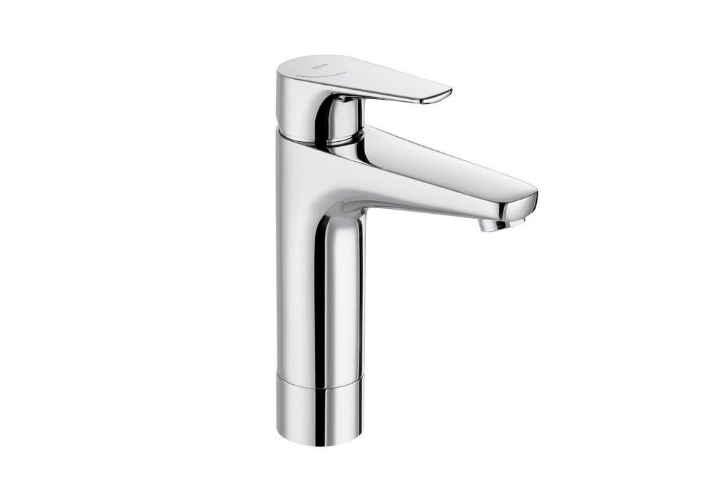 ROCA A5A3D90C00 ATLAS Grifo Monomando Lavabo Caño Mezzo Liso Cromo