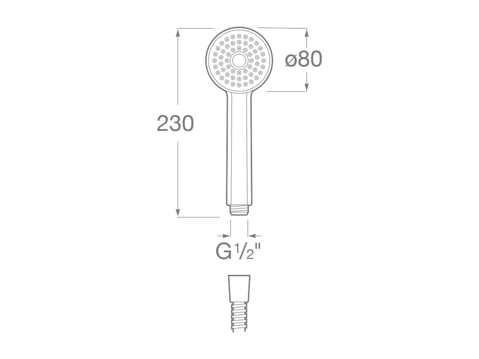ROCA A5B9103C00 STELLA Teleducha Cromo