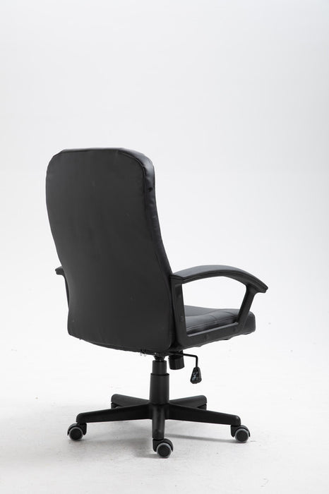 FURNITURE STYLE FS7012NG ELSA Silla de Oficina Imitación Piel Color Negro