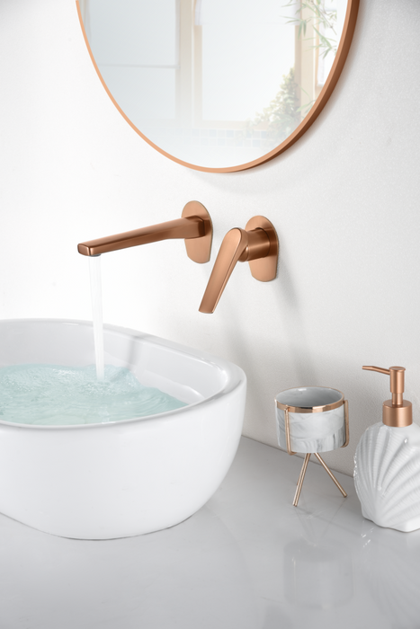 IMEX GLD055/ORC DELOS Monomando Empotrado Lavabo Oro Rosa Cepillado