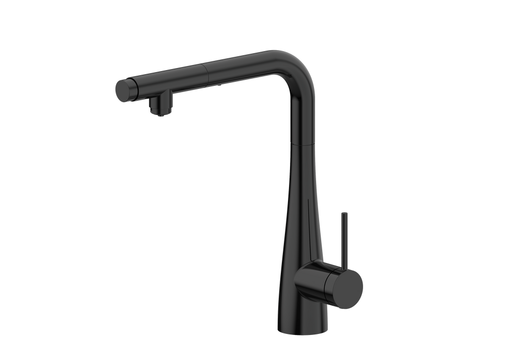 IMEX GOS005/NG SPLIT Kitchen Faucet Osmosis Pull-Out Matte Black Color