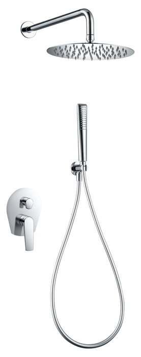 IMEX GPD055 DELOS Conjunto Ducha Monomando Empotrado Cromo
