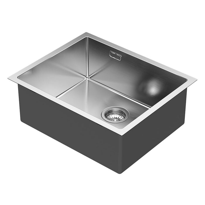 LLAVISAN L507344 ABSOLUT Fregadero de Cocina Rectangular 50x40 cm Acero Inox Cepillado