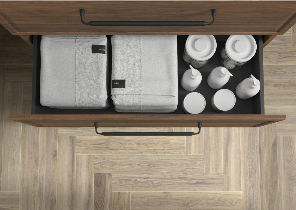 SALGAR RUNA Mueble+Lavabo LISBOA Color Nogal