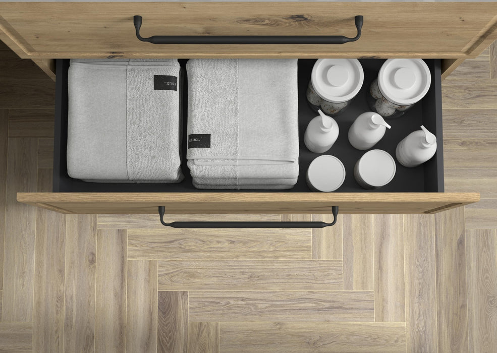 SALGAR RUNA Mueble+Lavabo LISBOA Color Roble