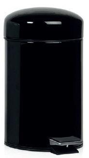 ANDREA HOUSE BA13016 Papelera Metal 3 Litros Negro 7 a 10 Días Andrea House 