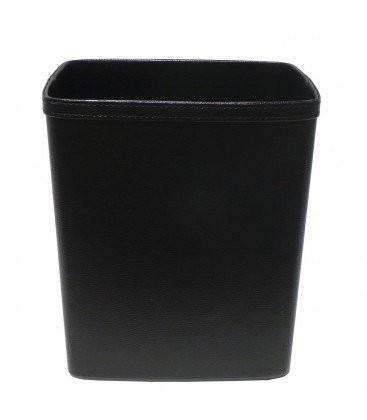 ANDREA HOUSE PA12224 Papelera Negra Efecto Piel 24/48 Horas Andrea House 