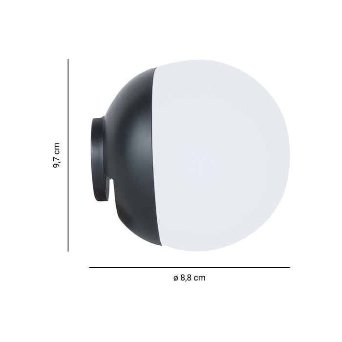 GEDY D0421400000 DELOS Iluminación Negro Mate