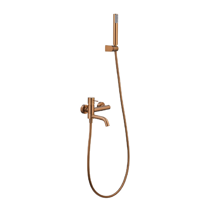 IMEX BDG053-4ORC GENOVA-PIAMONTE Monomando Kit Oro Rosa Cepillado