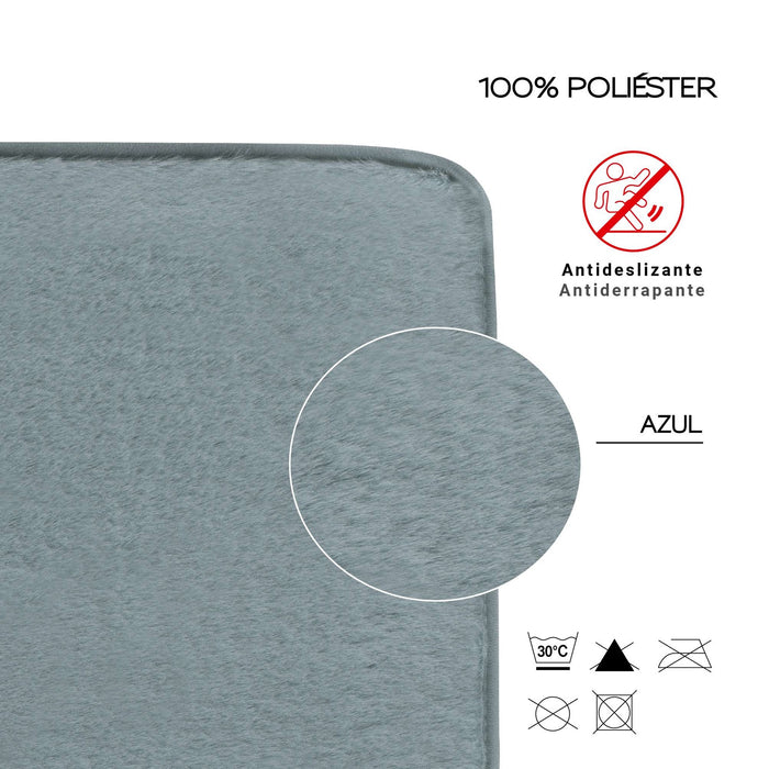 GEDY 96FY5080629 FUZZY Alfombra Azul claro